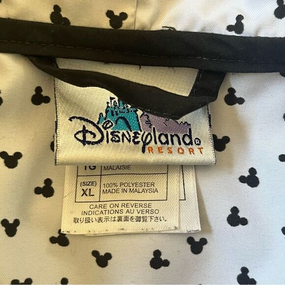 Disneyland Resort Pocketed Hooded Windbreaker with Zipper and Pockets Size XL - Picture 9 of 12